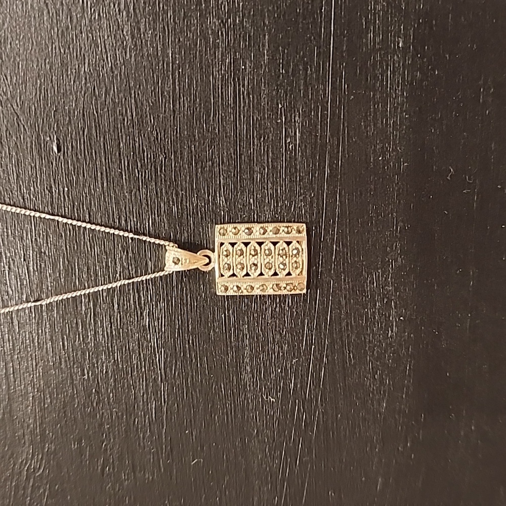 Marcasite pendant - Chain Not Included